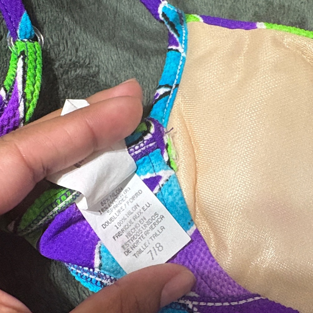90s swimsuit size 7/8 - Picture 4 of 4